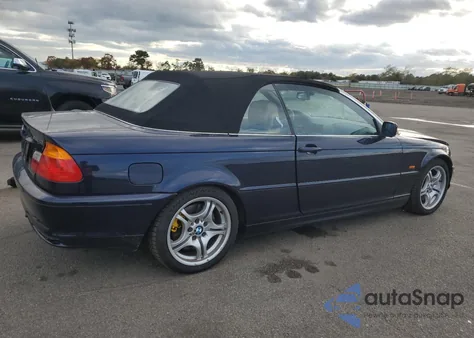 2001 BMW 330 Ci z USA, uszkodzony, nr VIN WBABS53401EV87980